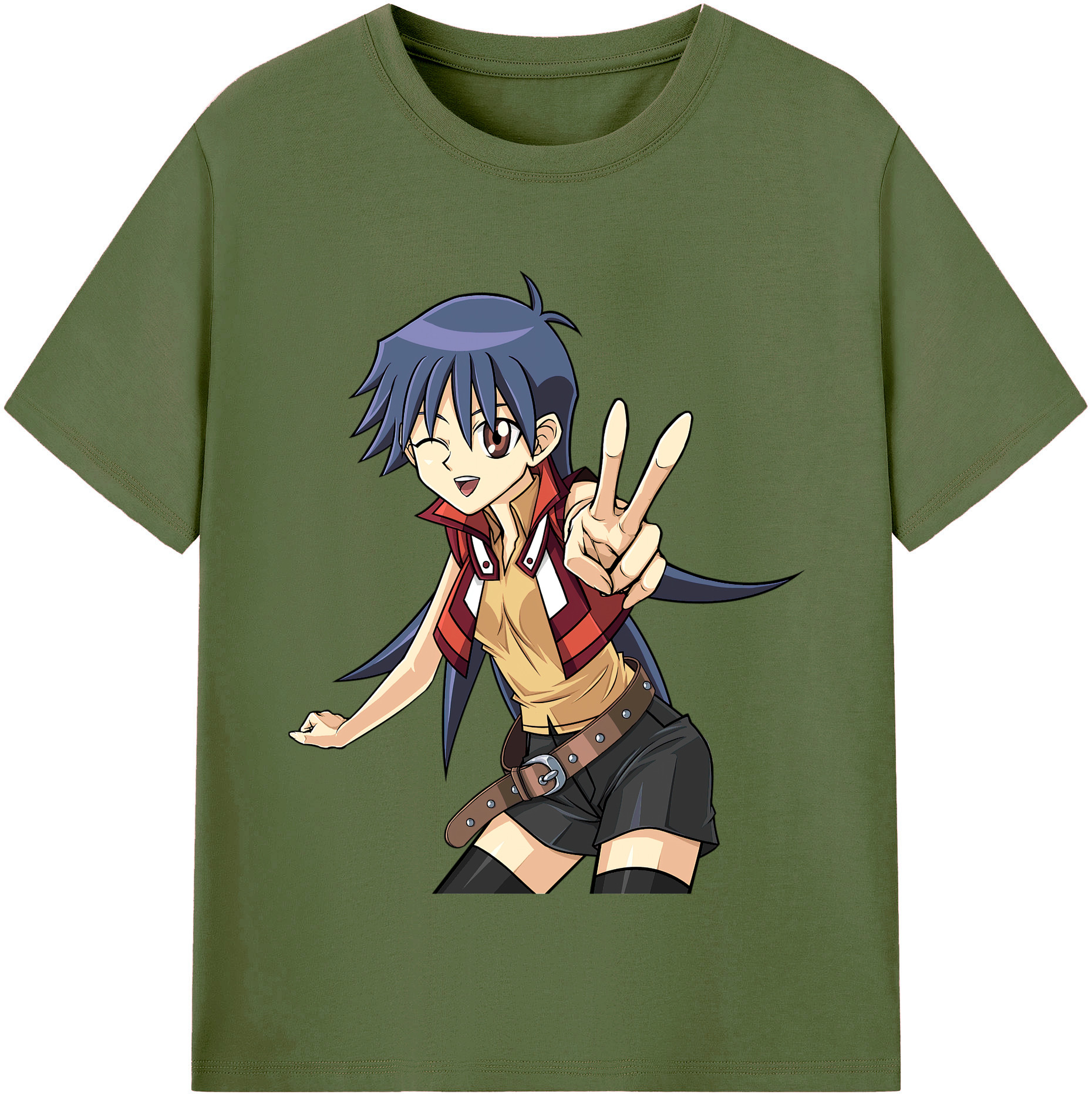 （画像用） 遊☆戯☆王 Yu-Gi-Oh! 綿100％半袖Tシャツ（フロントプリント）